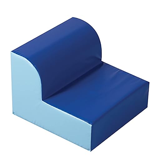 Children's Factory Library Chair, Blue, CF322-386, Flexible Seating Classroom Furniture, Kids Reading Nook & Playroom Chairs for Toddler Girls & Boys