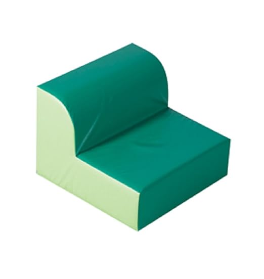 Children's Factory Library Chair, Green, CF322-387, Flexible Seating Classroom Furniture, Kids Reading Nook & Playroom Chairs for Toddler Girls & Boys